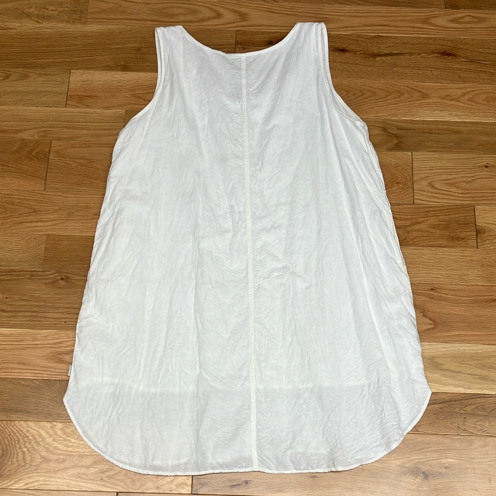 Eddie Bauer Sleeveless Flowy tank linen white  Dress 2XL - Picture 7 of 7